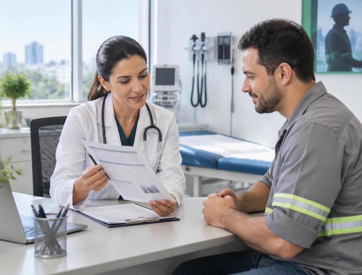 Atendimento de saúde ocupacional